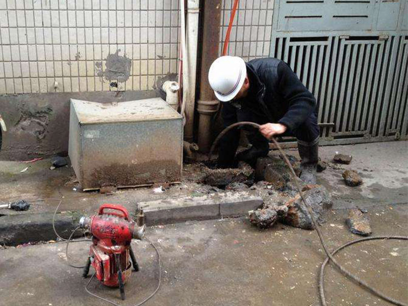 高台疏通下水道-洗菜池疏通