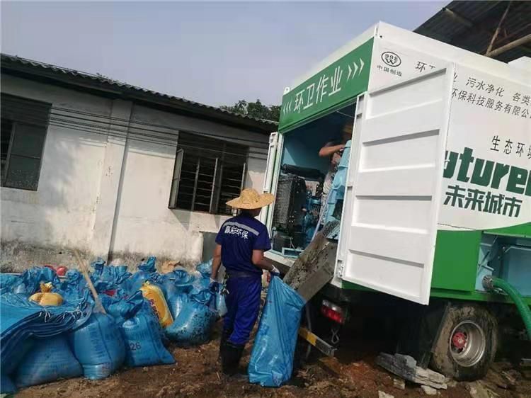 高台工业污泥压干处理